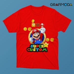 Camiseta personalizada Mario bros