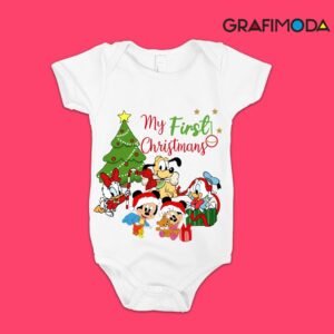 Body de bebé navideño Disney Mi primera navidad