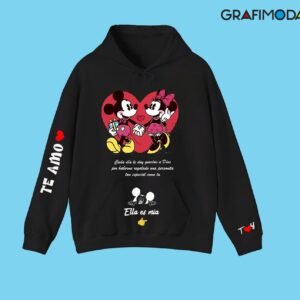 Hoodie personalizado Mickey y Minnie para El