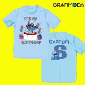 Camiseta personalizada Stitch cumpleaños