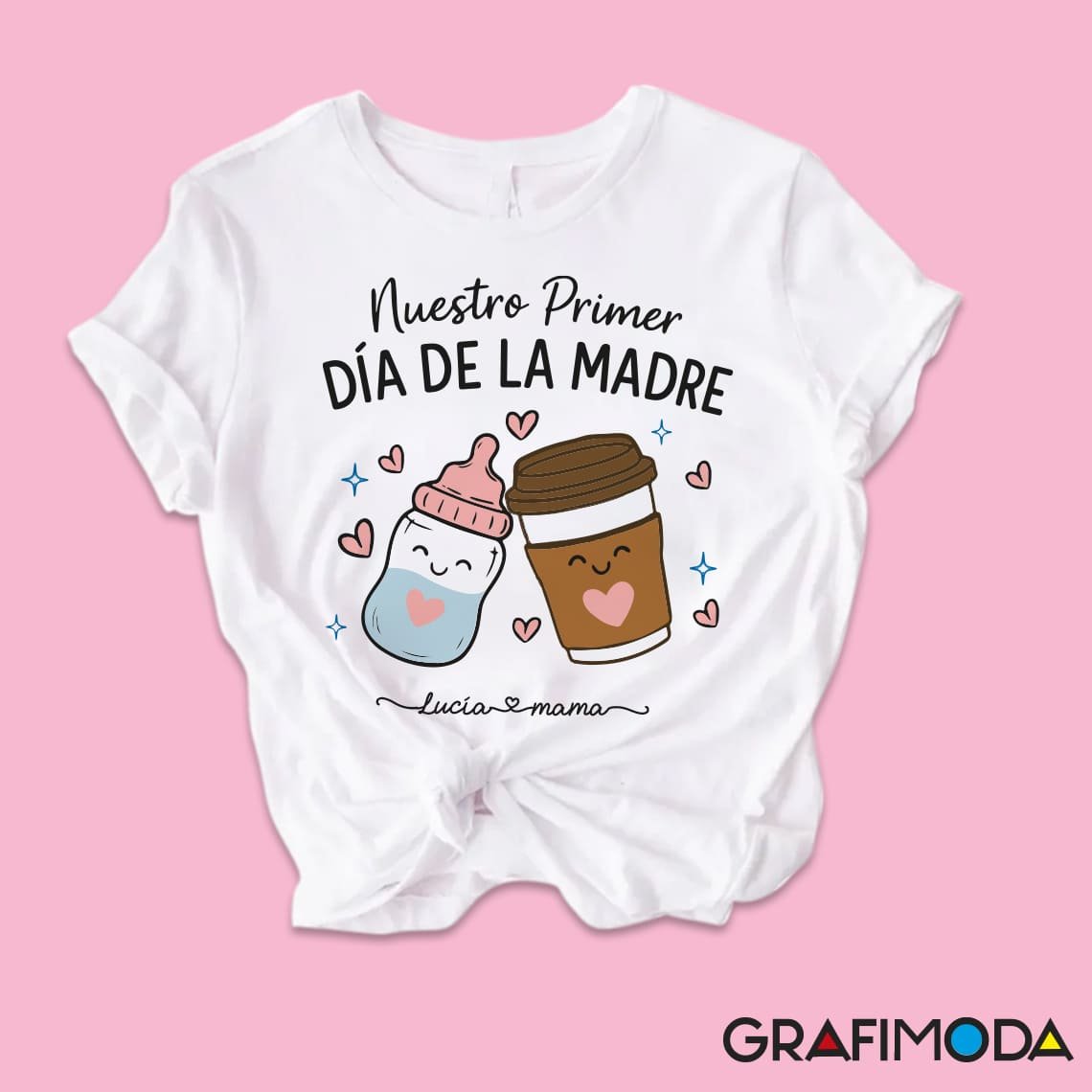 Camiseta personalizada Nuestro primer día de la madre