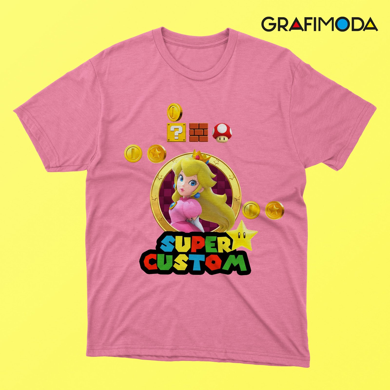Camiseta personalizada Pincesa Peach