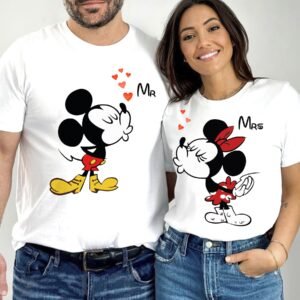 camisetas para parejas Mickey y Minnie