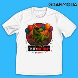 Camisetas personalizadas cumpleaños jurassic park