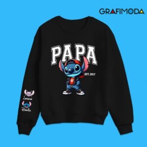 Sudadera personalizada Stitch para Papá