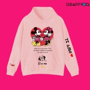 Hoodie personalizado Mickey y Minnie Ella