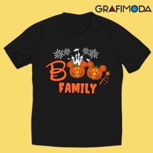 Camiseta personalizada halloween familia boo