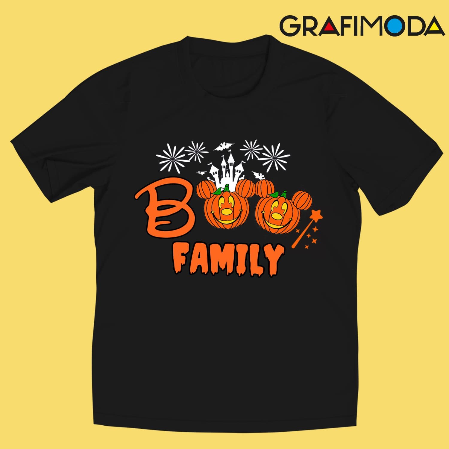 Camiseta personalizada halloween familia boo