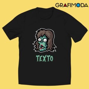 Camiseta Mujer Zombie personalizable