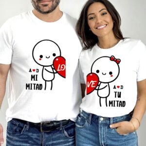 camisetas personalizadas para parejas enamorados