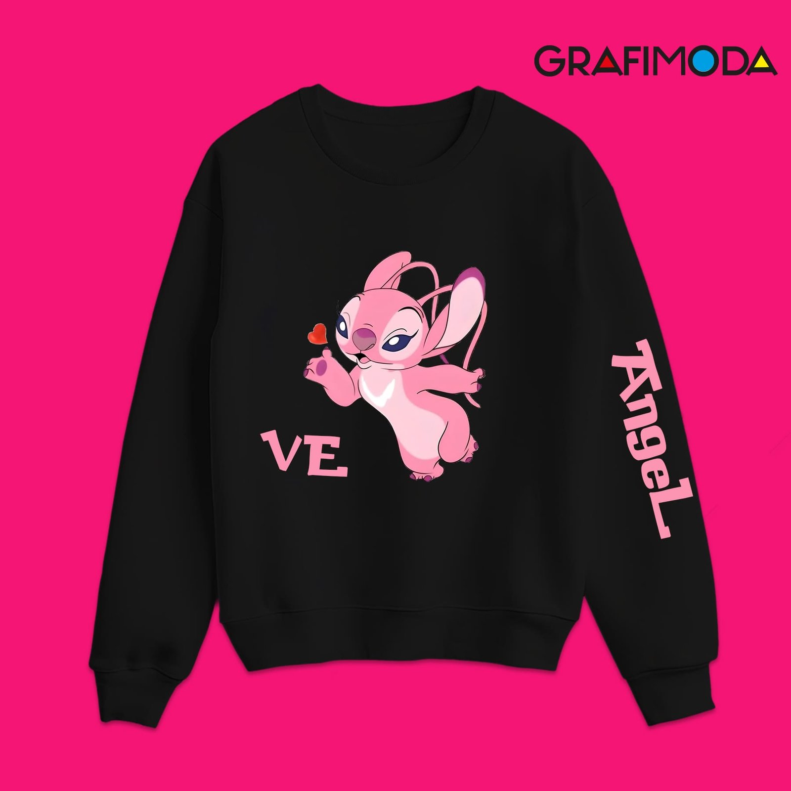 Sudaderas para parejas Stitch Angel - Image 3