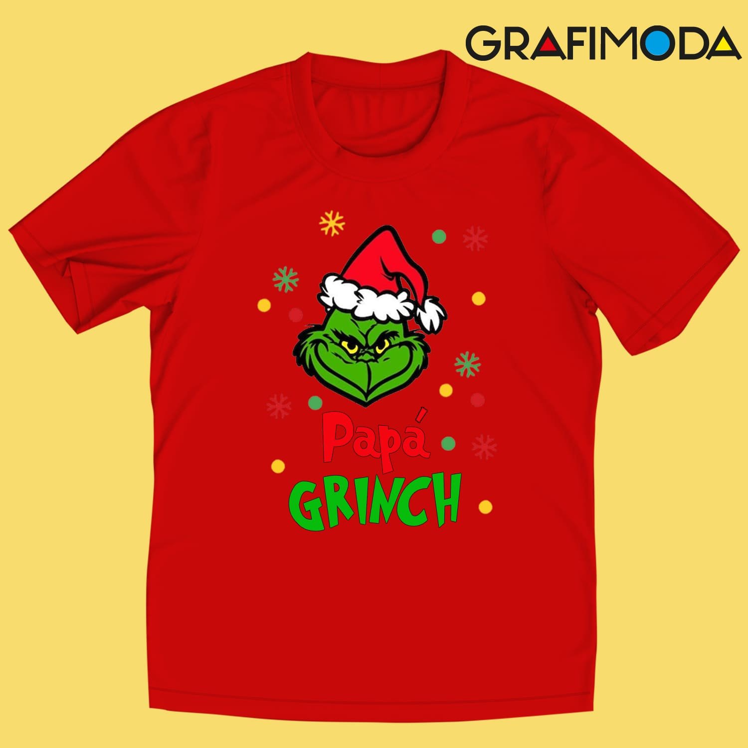 Camiseta personalizada navideña Grinch - Image 3